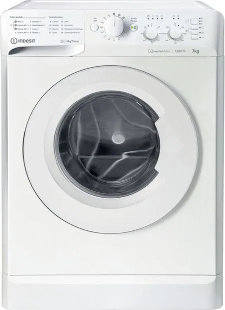 Lavatrice a libera installazione a carica frontale Indesit: 7,0 kg - MTWC 71296 W IT