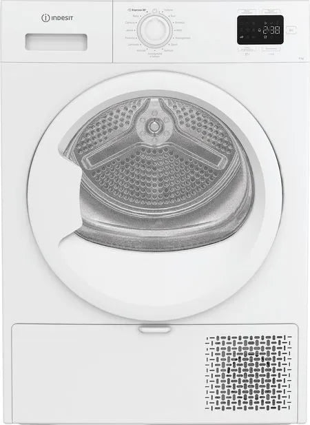 Asciugatrice a pompa di calore Indesit, 9,0 kg - CYD 93D WW IT