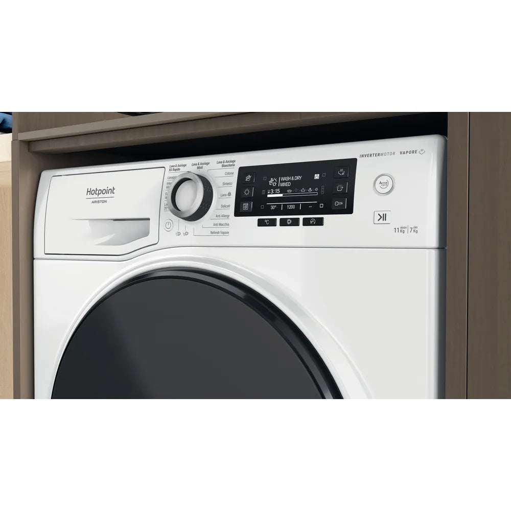 Lavasciuga a libera installazione Hotpoint Ariston: 11,0 kg, - NDD 11726 DA IT
