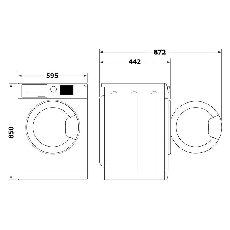 HOTPOINT-ARISTON Lavatrice RSSG R527 B IT  7kg  P 40 cm