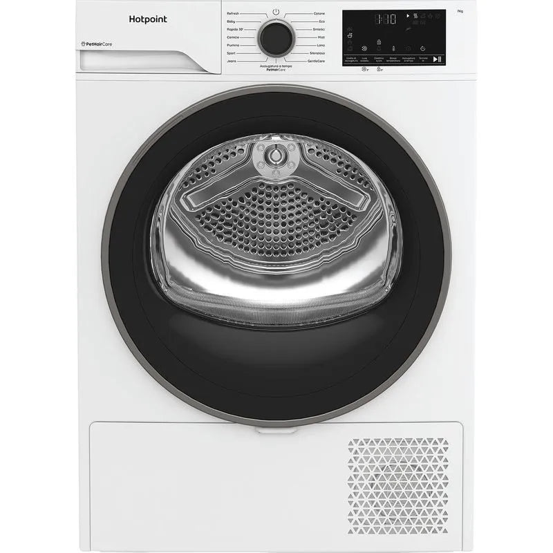 Asciugatrice slim a pompa di calore Hotpoint Ariston, , 7 kg - HPTS 74D BS IT