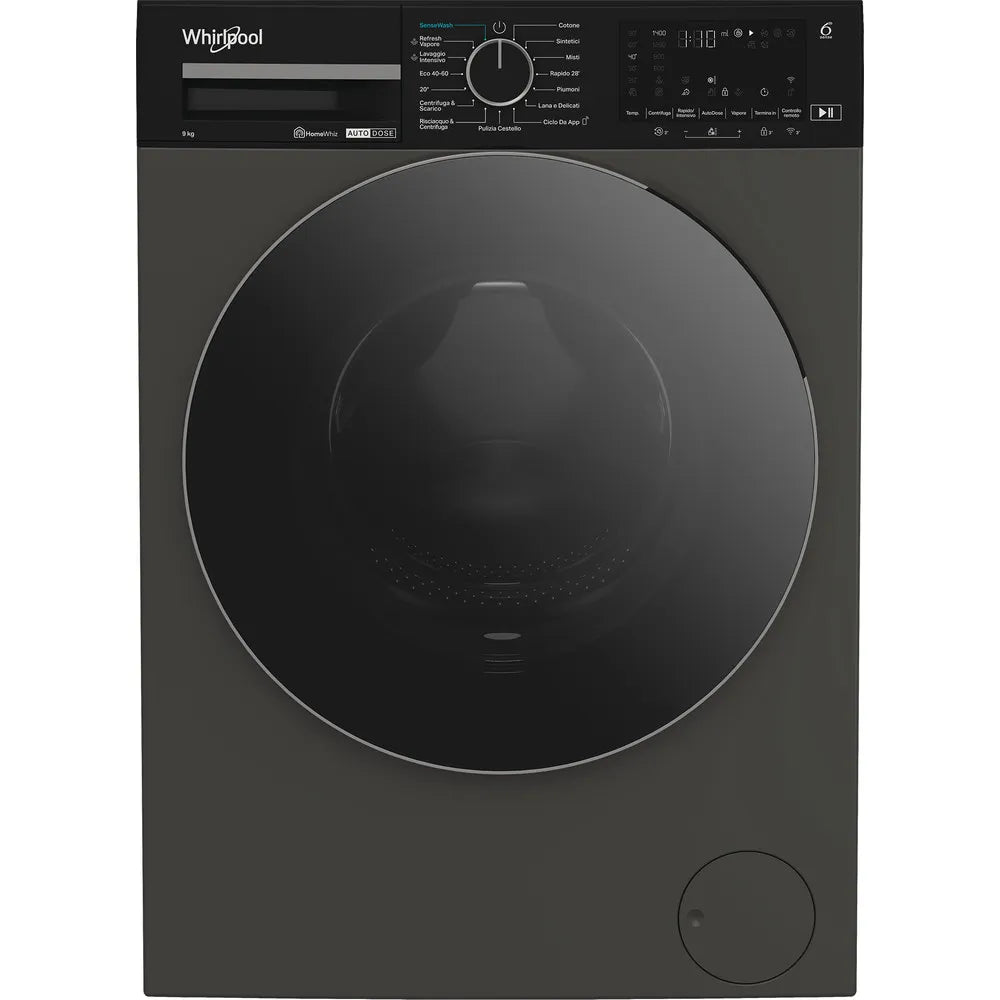 WHIRLPOOL LAVATRICE WPM 911G ADS IT 9 KG   A-50€  WI-FI   AUTODOSE