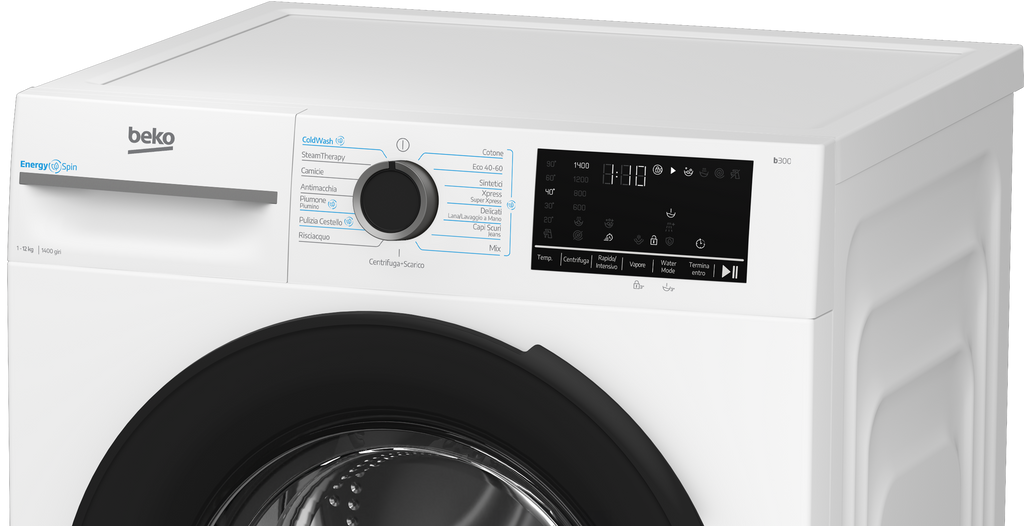 Asciugatrice a pompa di calore Hotpoint Ariston, libera installazione, 9 kg - HPT 93D BS IT - Délica