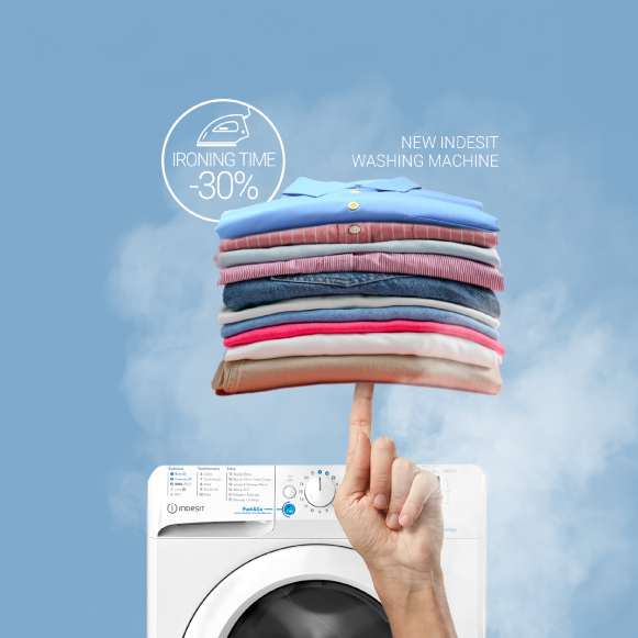 Lavatrice a libera installazione a carica frontale Indesit: 7,0 kg - BWSE 7125X SV IT