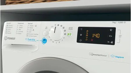 Lavatrice a libera installazione a carica frontale Indesit: 7,0 kg - BWSE 7125X SV IT
