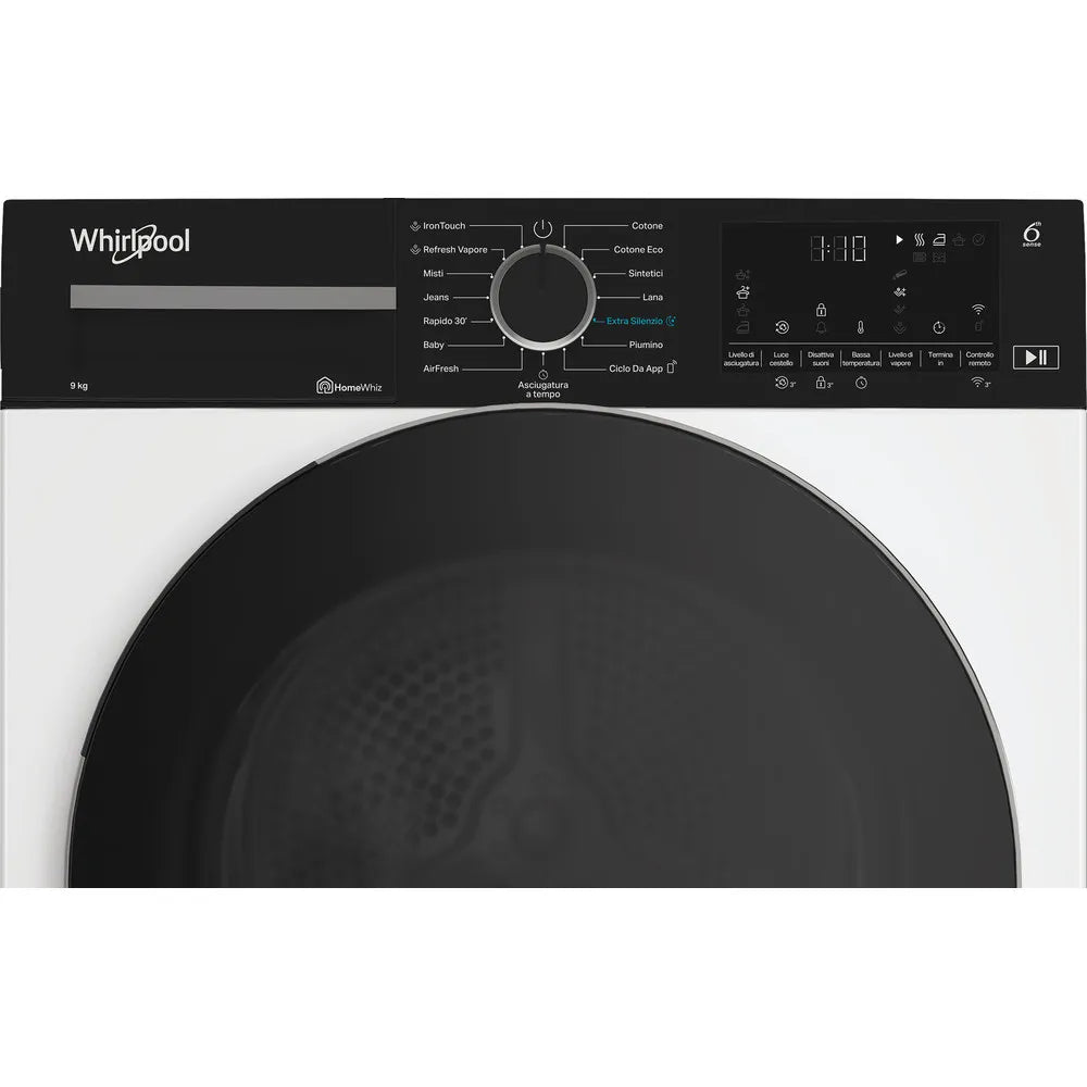 ASCIUGATRICE A POMPA DI CALORE WHIRLPOOL CWD95M WBS IT  9KG  B INVERTER  WI-FI