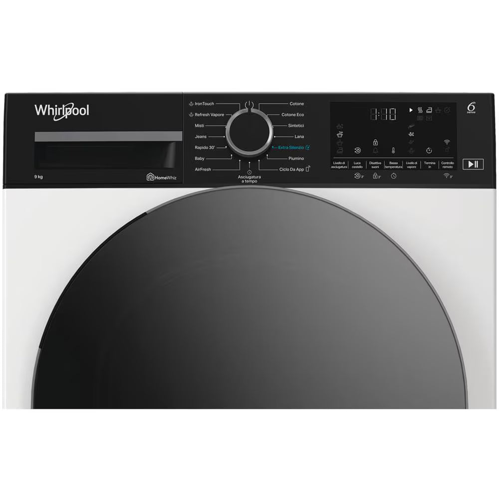 Asciugatrice a pompa di calore Whirlpool CWD96WBS 9 KG  A  WI-FI inverter