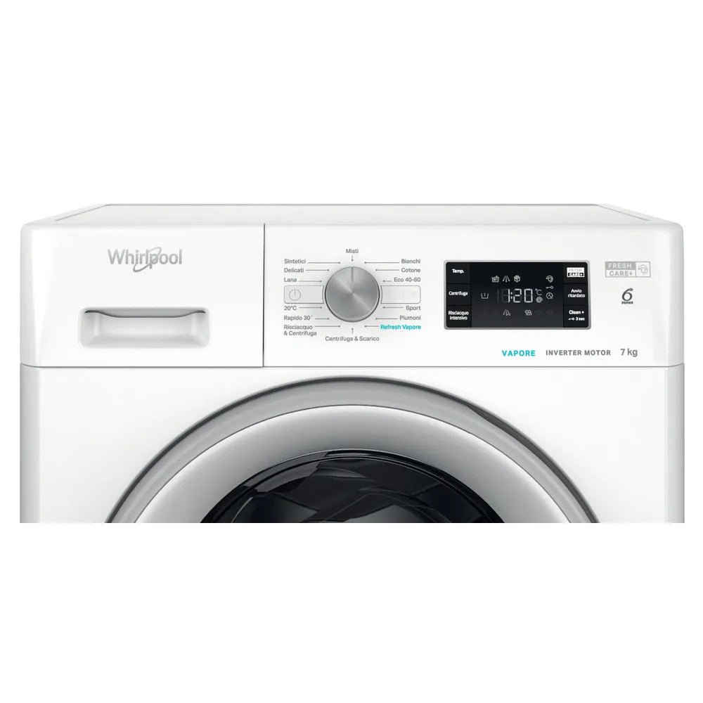 Lavatrice a libera installazione Whirlpool 7 kg - FFB 7469 SV IT - FreshCare