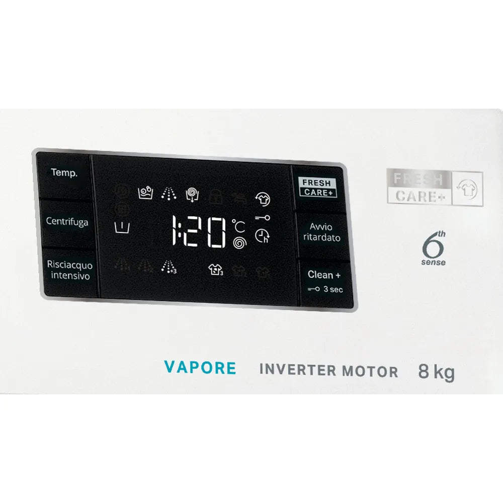 Lavatrice a libera installazione Whirlpool 8 kg - FFB 846 SV IT - FreshCare