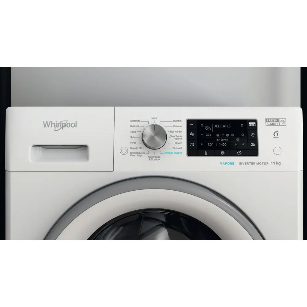 Lavatrice a libera installazione Whirlpool 11 kg - FFD 1146 SV IT - FreshCare