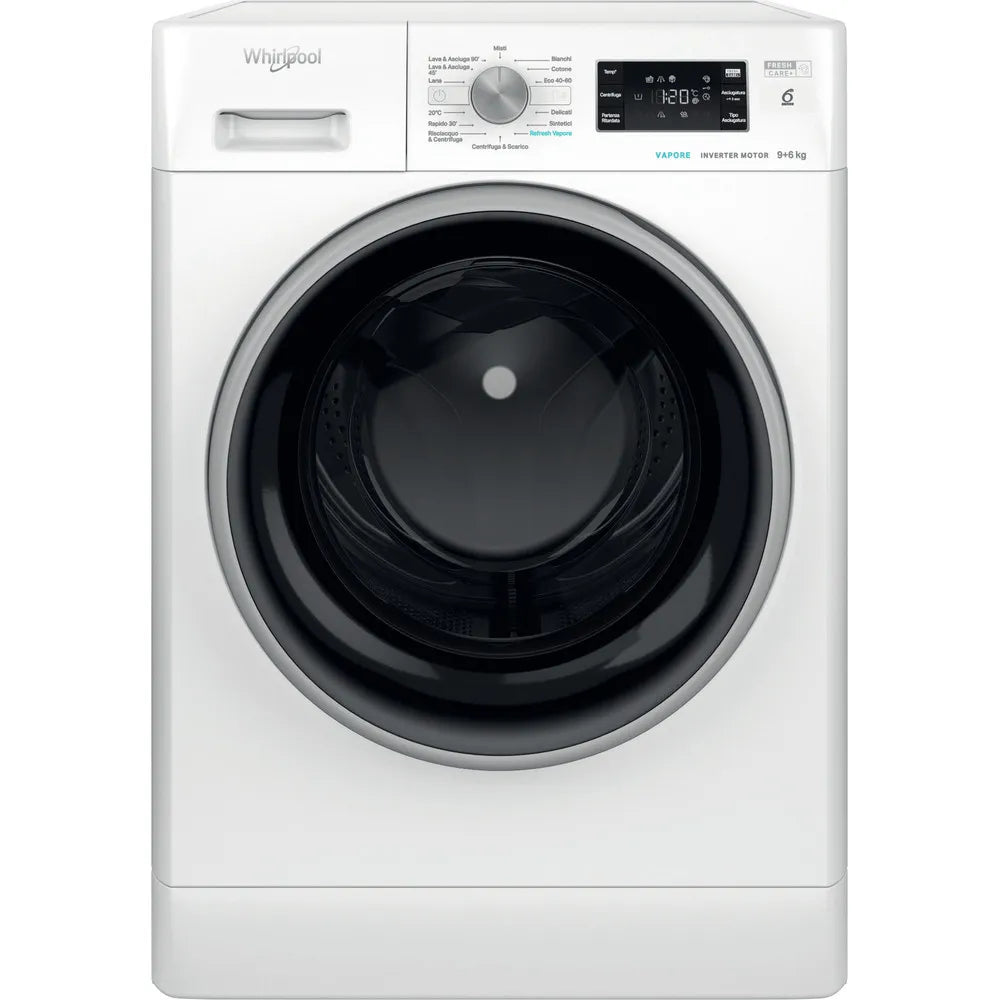 WHIRLPOOL Asciugatrice FFWDB 964489 - 9 KG Lavaggio +  6 Asciugatura