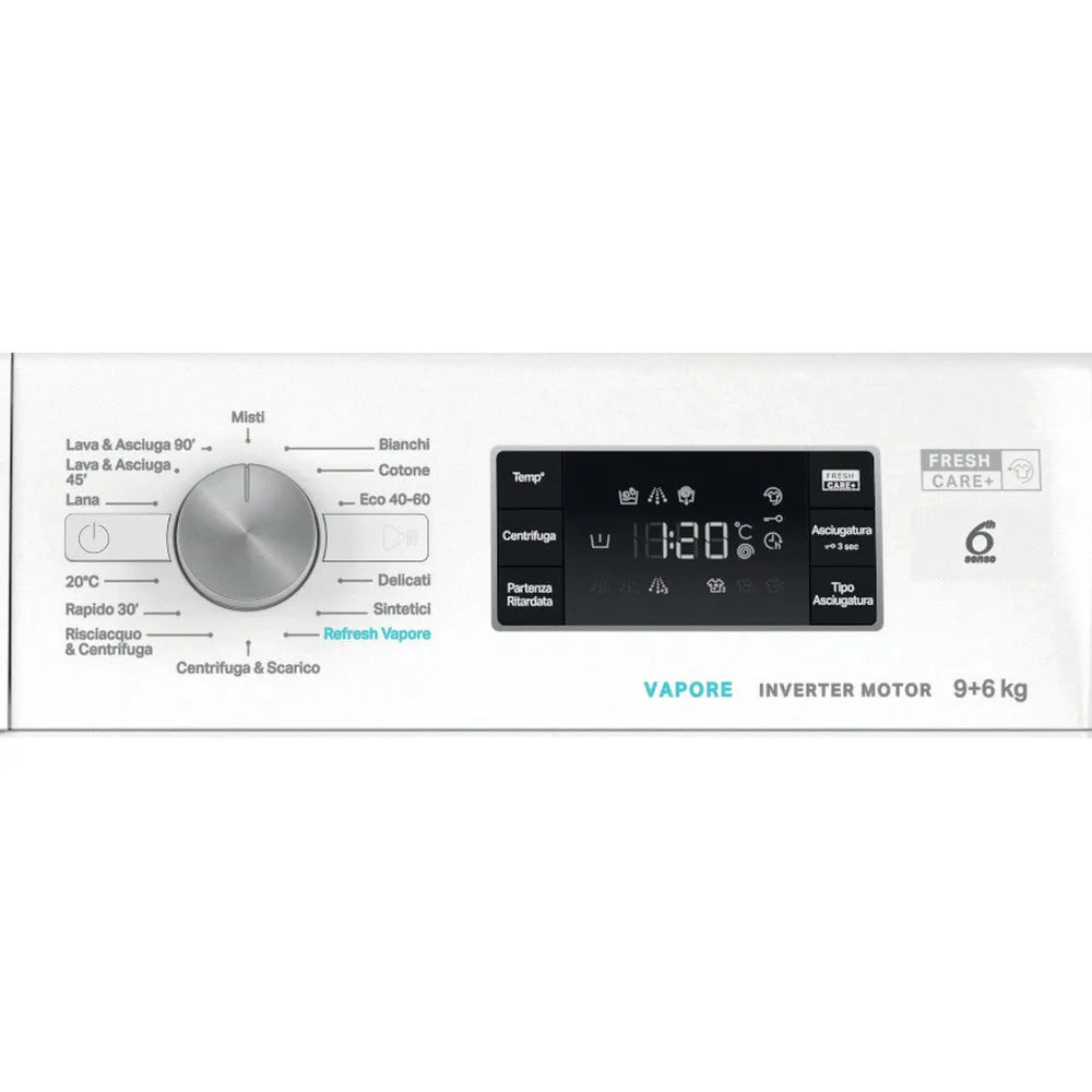 WHIRLPOOL Asciugatrice FFWDB 964489 - 9 KG Lavaggio +  6 Asciugatura