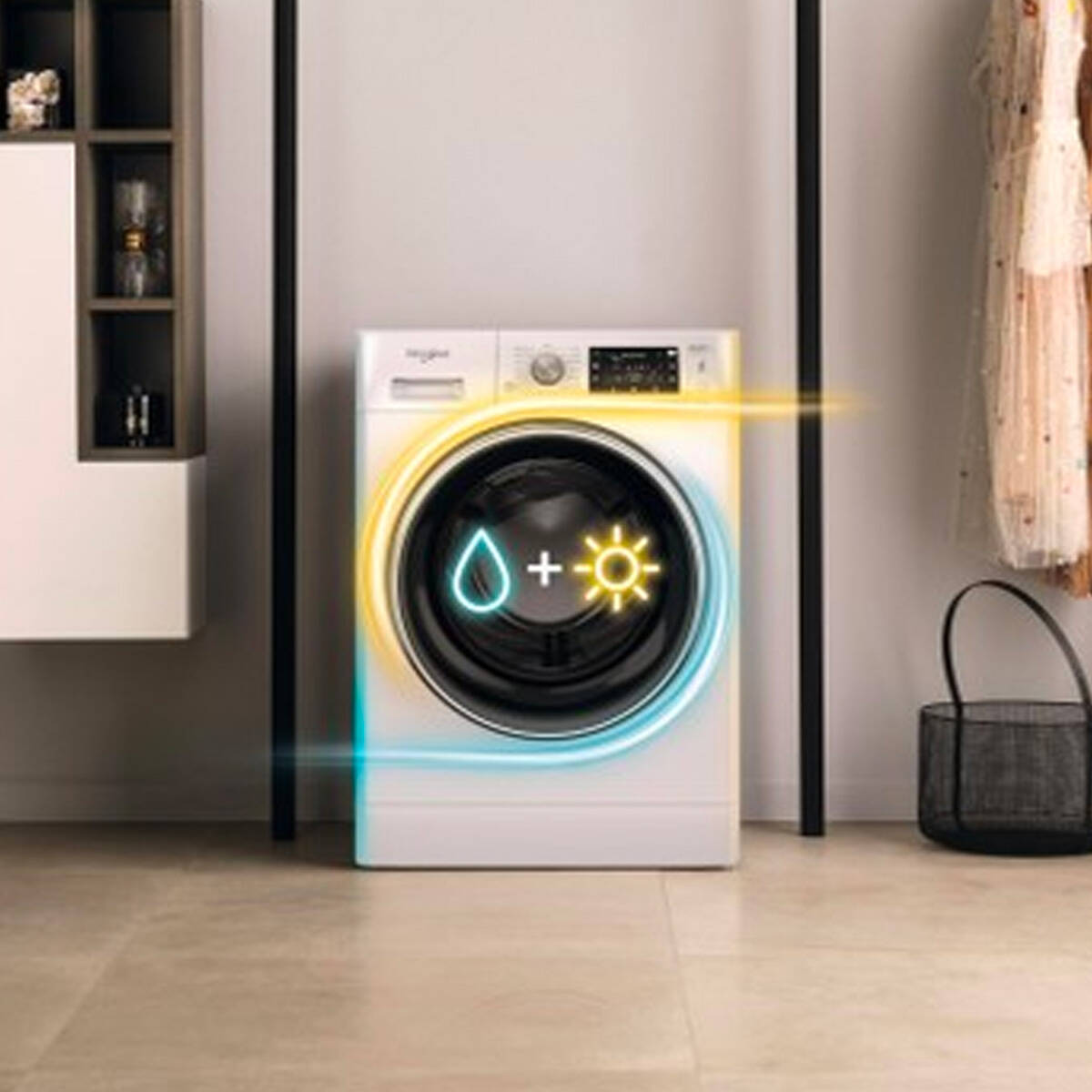 WHIRLPOOL Asciugatrice FFWDB 964489 - 9 KG Lavaggio +  6 Asciugatura