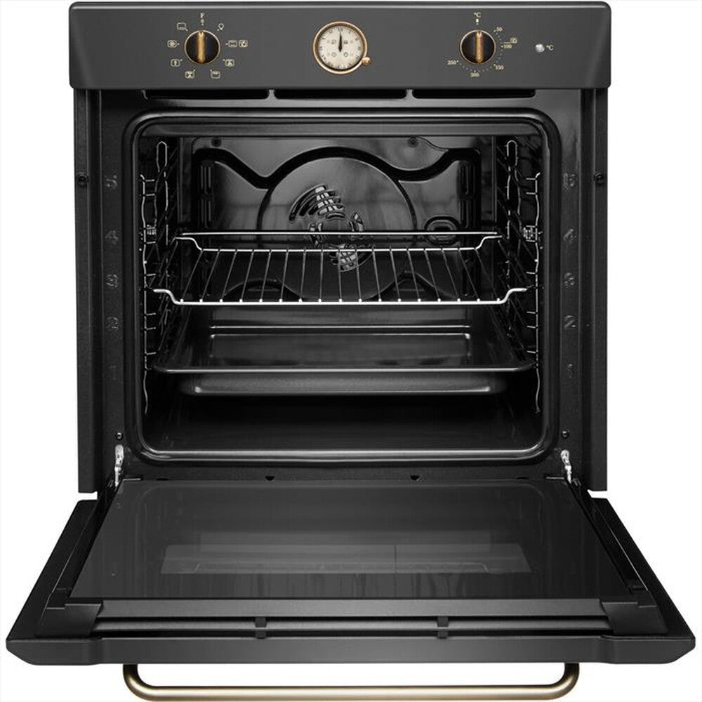 HOTPOINT- ARISTON FIT  804 H AN FORNO ANTRACITE VENTILATO  73 lt. 7 Funzioni