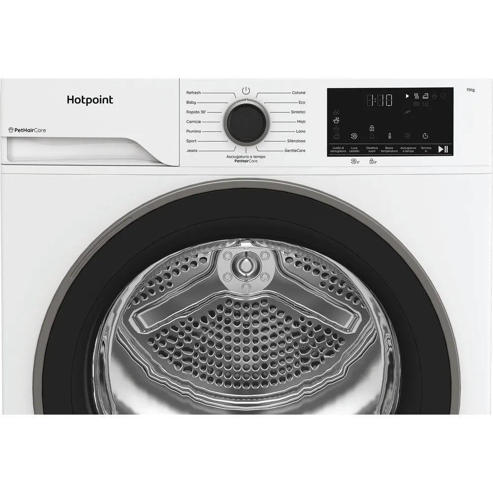 Asciugatrice a pompa di calore Hotpoint -Ariston  11 kg HPT 113 D BS