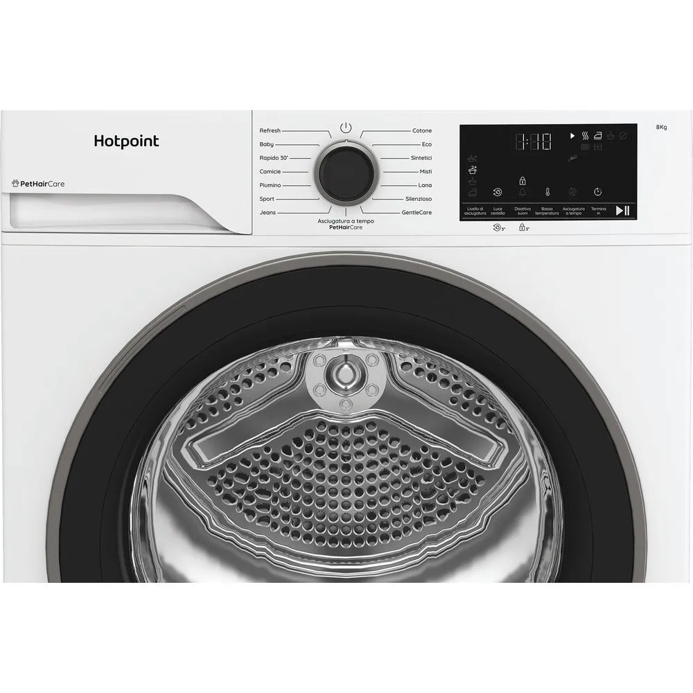 Asciugatrice a pompa di calore Hotpoint Ariston 10 kg - HPT 103D BS IT - Délica