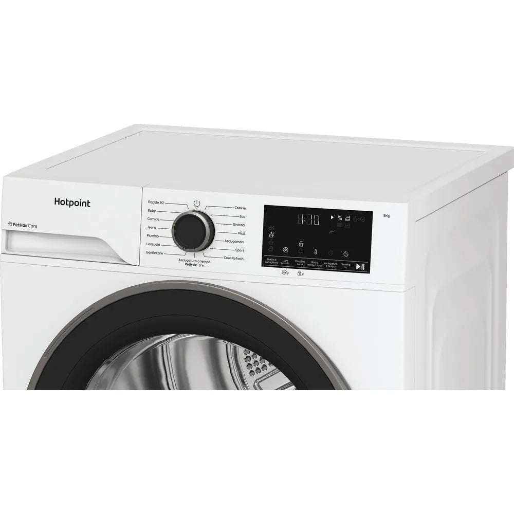 Asciugatrice a pompa di calore Hotpoint Ariston 10 kg - HPT 103D BS IT - Délica