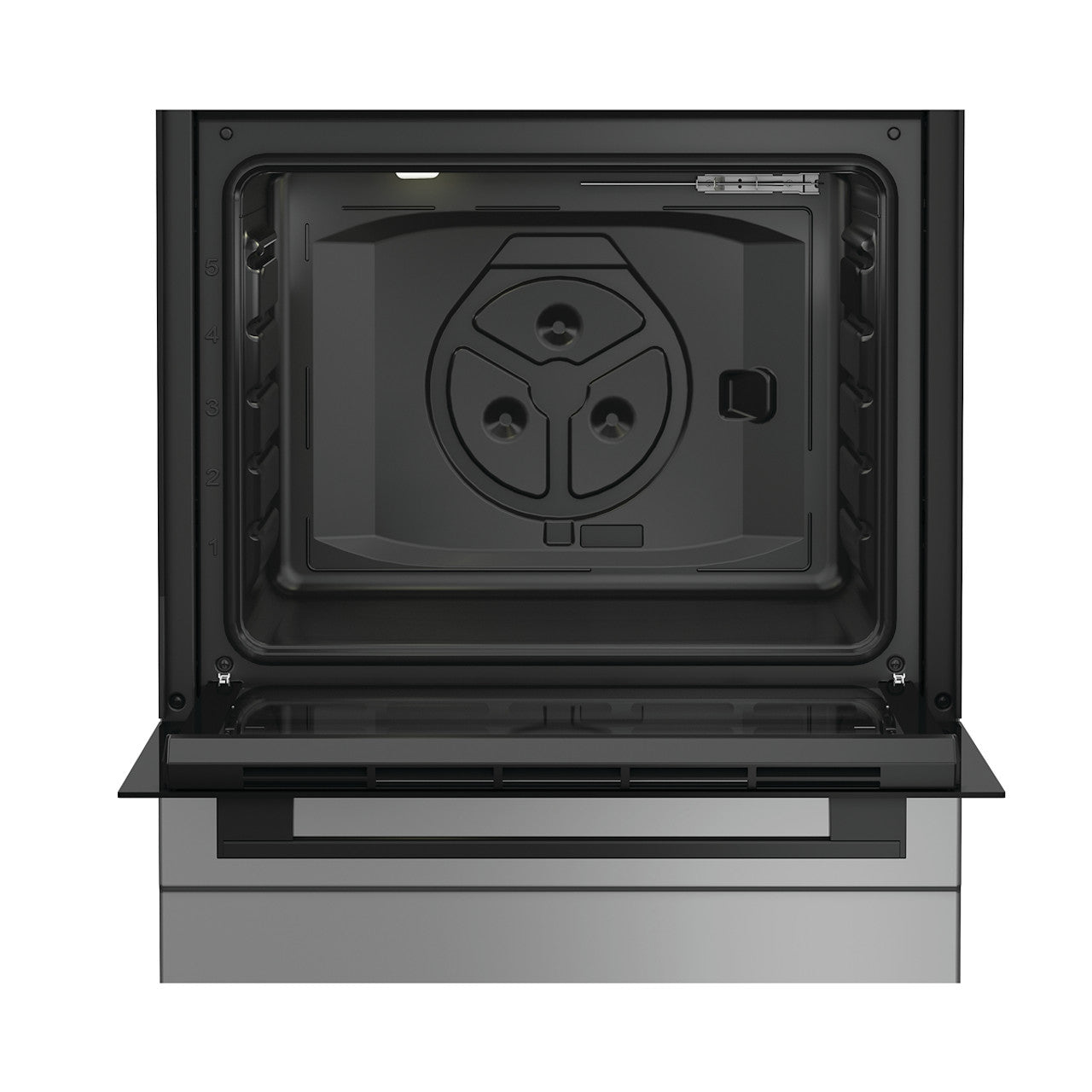 Indesit I6G3PMS Cucina A Gas, 60 Cm, 4 Fuochi, Forno Elettrico Con Grill