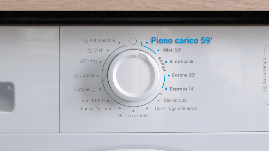 Lavatrice a libera installazione a carica frontale Indesit: 7,0 kg - IM 760 MY TIME IT