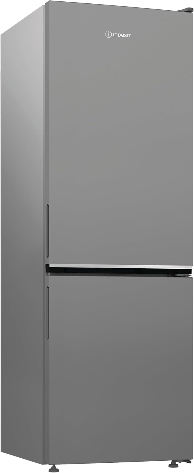 Indesit INK 21311 S4E – Frigorifero Combinato Libera Installazione, 301 L, Classe Energetica E, Congelamento Rapido, Porta Reversibile, Grigio, 179,6 x 59,5 x 66,5 cm