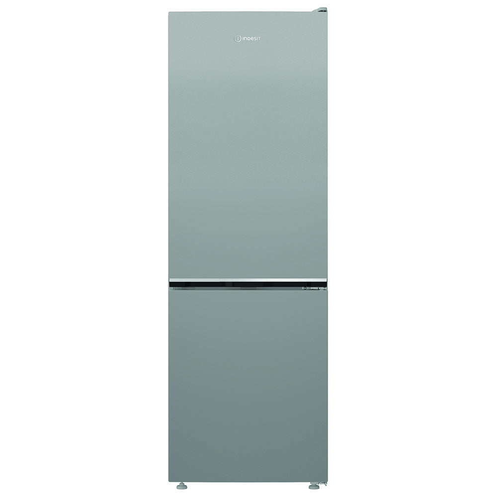 Indesit INK 21311 S4E – Frigorifero Combinato Libera Installazione, 301 L, Classe Energetica E, Congelamento Rapido, Porta Reversibile, Grigio, 179,6 x 59,5 x 66,5 cm