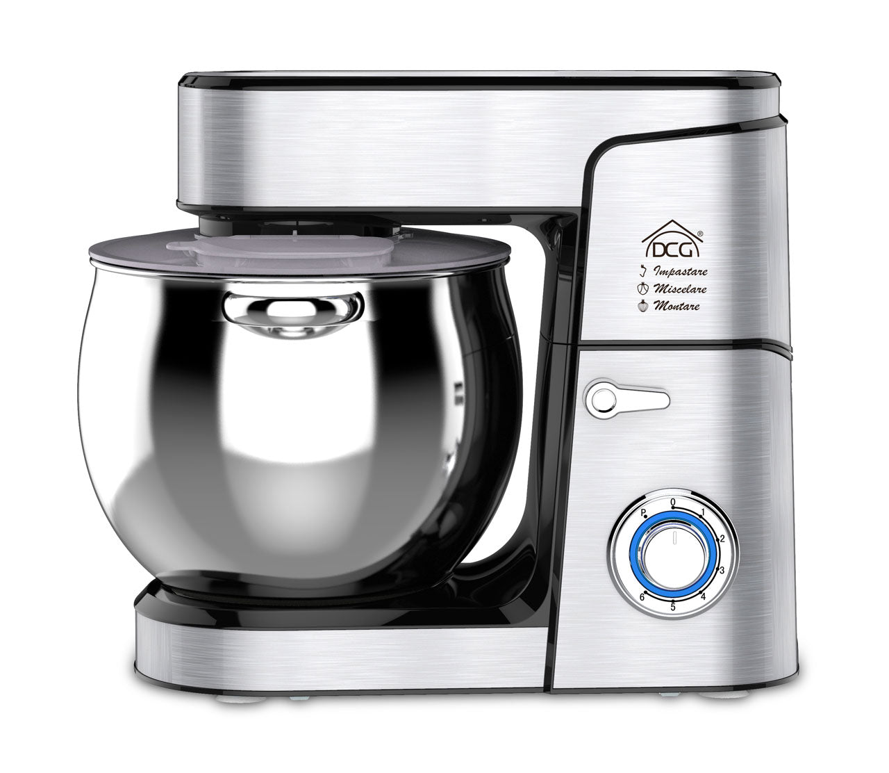 DCG KM 1512 IMPASTATRICE  12 Litri   inox  6 Velocità
