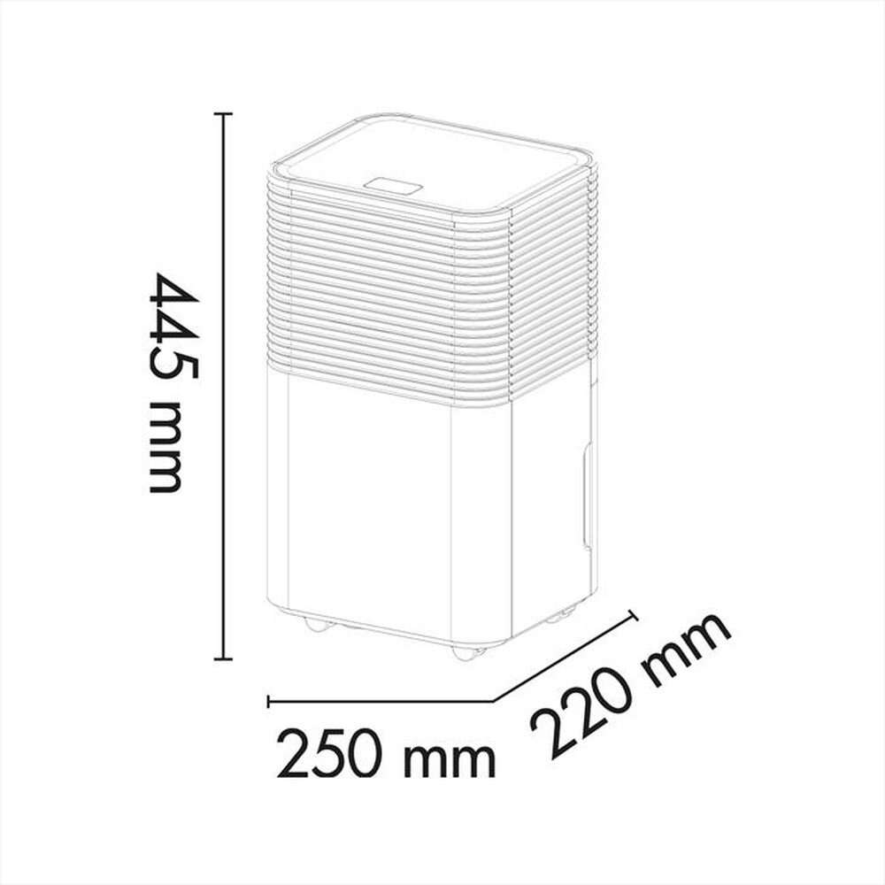 ARGO DEUMIDIFICATORE  LILIUM  13   13 Litri Bianco