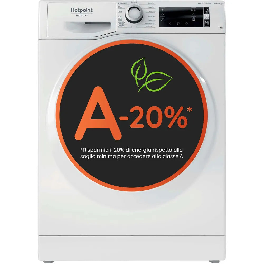 HOTPOINT Lavatrice NBT 1148 WSA 11 KG  A-20% 1400 Giri
