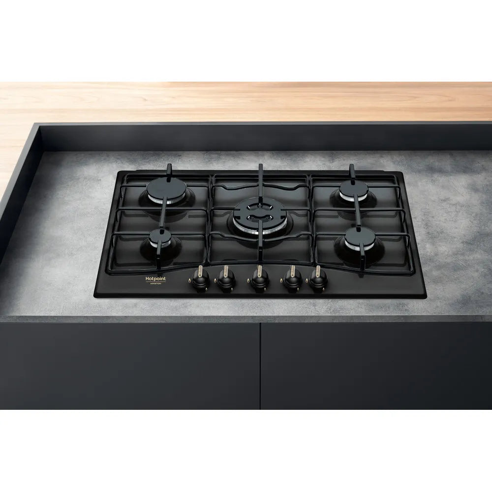 Piano cottura a gas Hotpoint Ariston: 5 fuochi, - PCN 750 T (AN) R /HA
