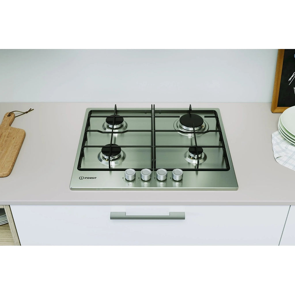 INDESIT THP 642 IX/I 1 PIANO COTTURA GAS, 4 zone di cotura