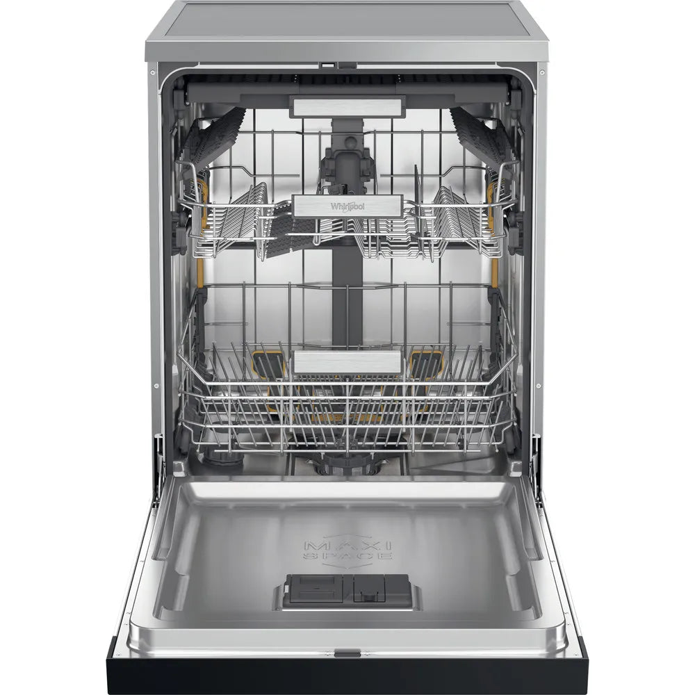 Lavastoviglie libera installazione Whirlpool 60 cm, inox - W7F HS51 X - Maxi Space