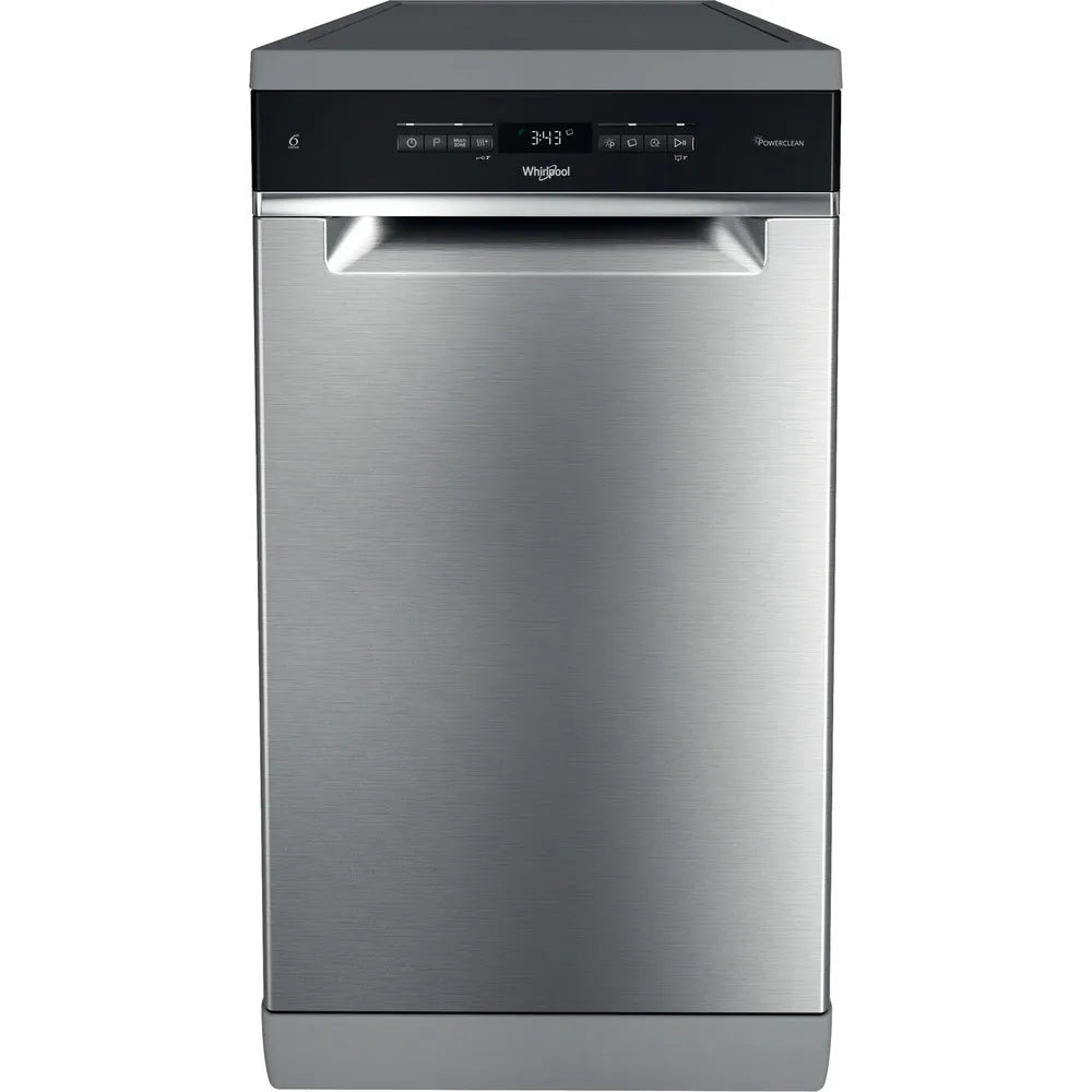LAVASTOVIGLIE WHIRLPOOL WH6FB10BS7AOX  CM 45  INOX  10 coperti 9 programmi