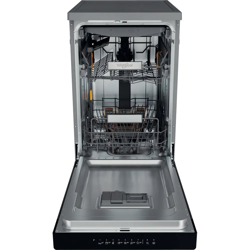 LAVASTOVIGLIE WHIRLPOOL WH6FB10BS7AOX  CM 45  INOX  10 coperti 9 programmi