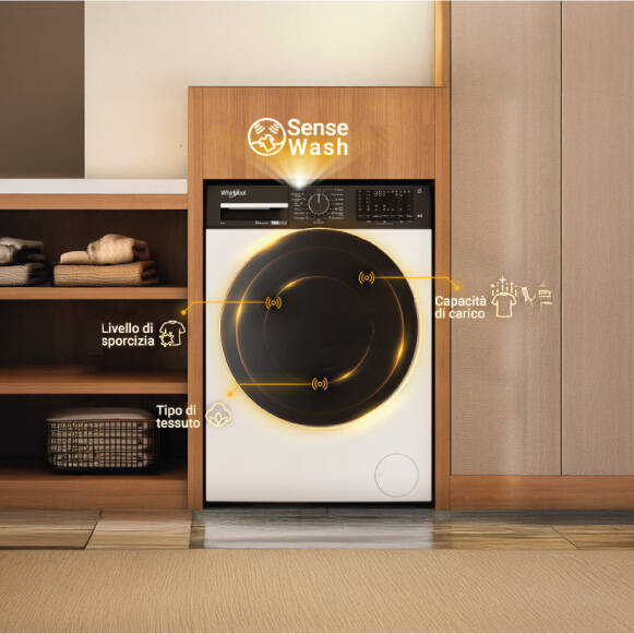 Whirlpool Lavatrice WPM 27W ADS IT - 12 kg  -1400 Giri -  WI-FI