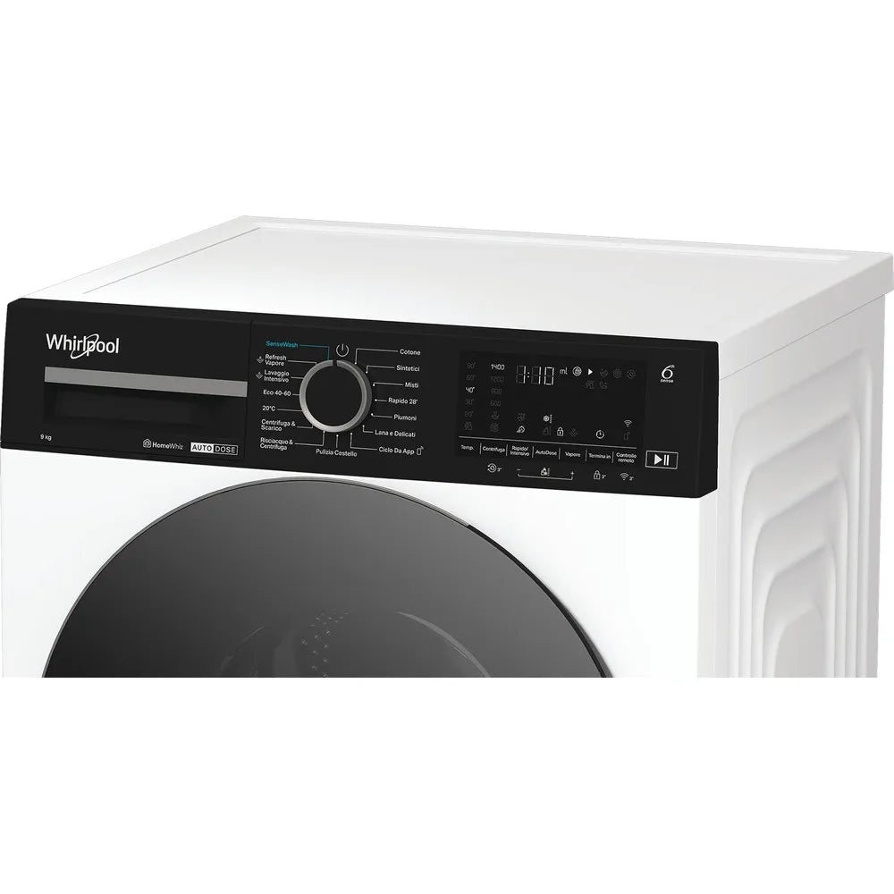 WHIRLPOOL LAVATRICE WPM911W ADS IT 9 KG Autodose  W-Fi
