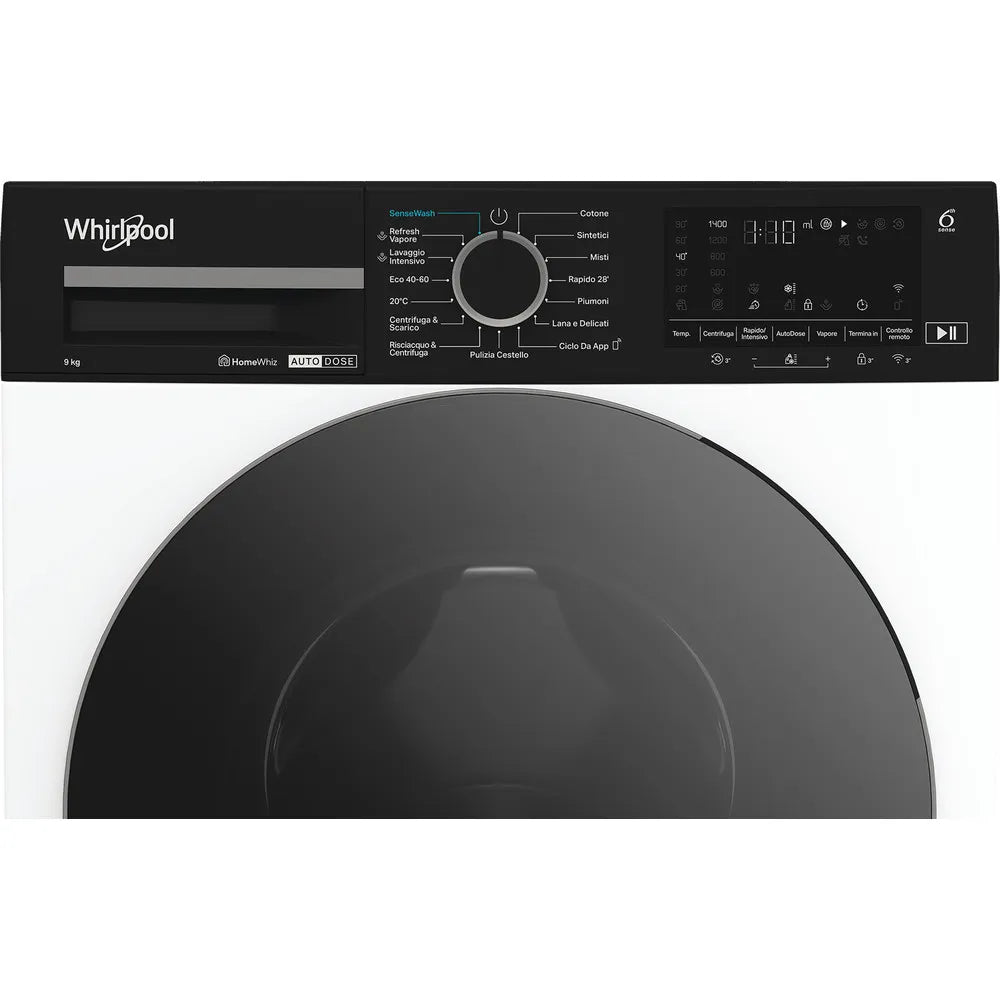 WHIRLPOOL LAVATRICE WPM911W ADS IT 9 KG Autodose  W-Fi