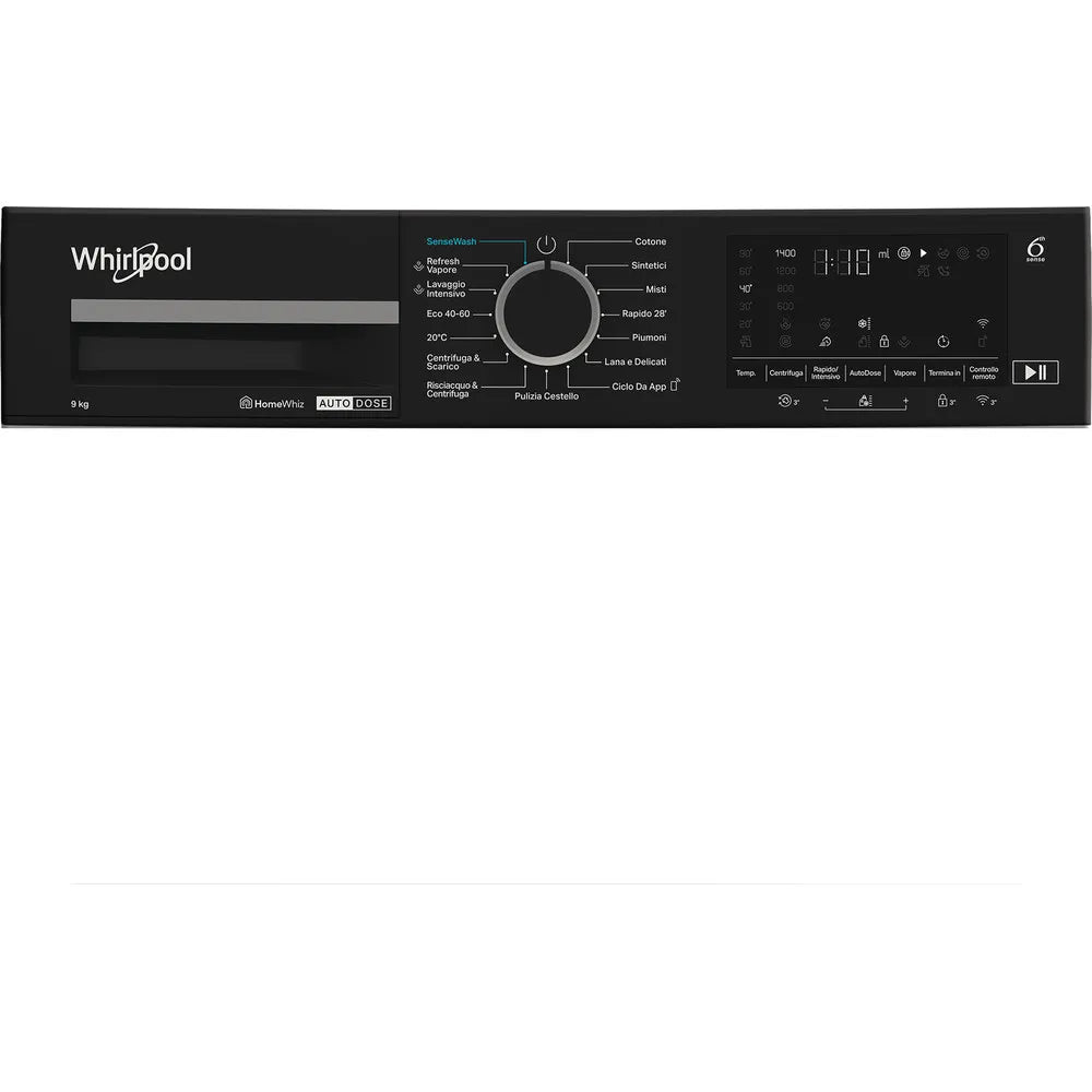 WHIRLPOOL LAVATRICE WPM911W ADS IT 9 KG Autodose  W-Fi