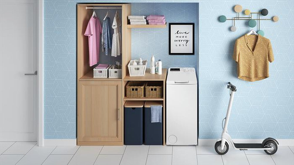 Lavatrice a libera installazione a carica dall'alto Indesit: 7,0 kg - BTW B7251P IT