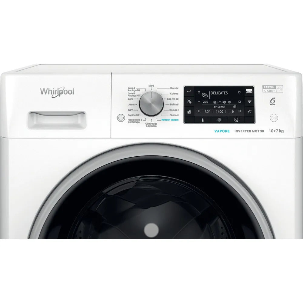 Lavasciuga a libera installazione Whirlpool: 10,0 kg - FFWDD 107448 WBS IT