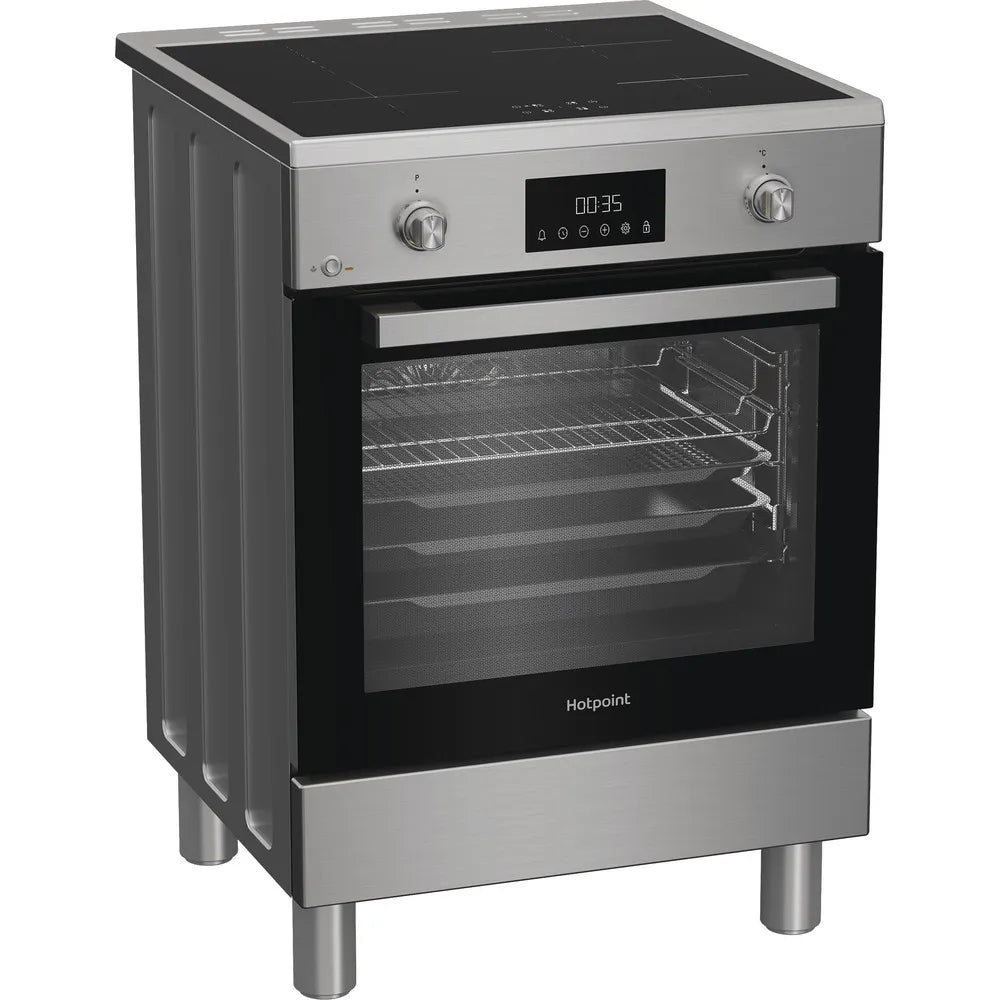 Hotpoint-Ariston   H6I8LMSAX  Cucina  Induzione 60 x 60 con Forno elettrico Ventilato