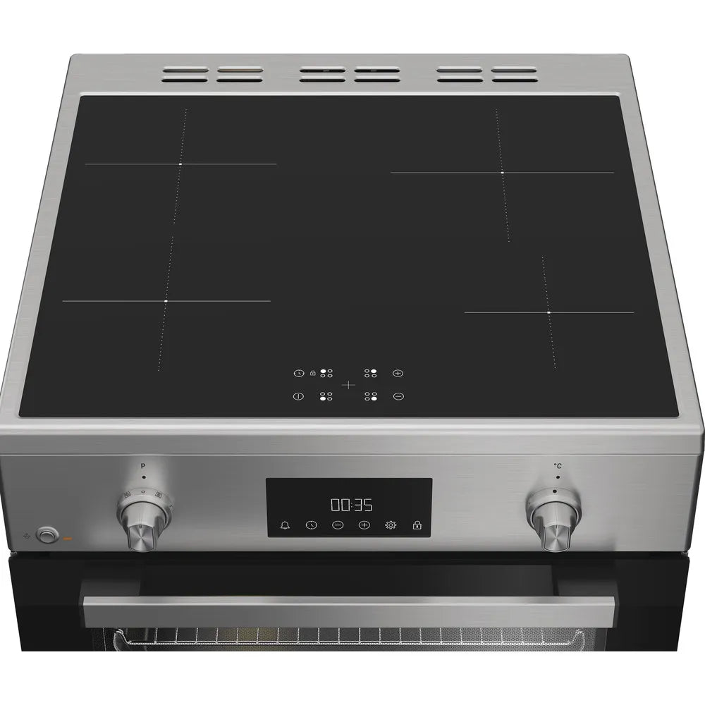 Hotpoint-Ariston   H6I8LMSAX  Cucina  Induzione 60 x 60 con Forno elettrico Ventilato