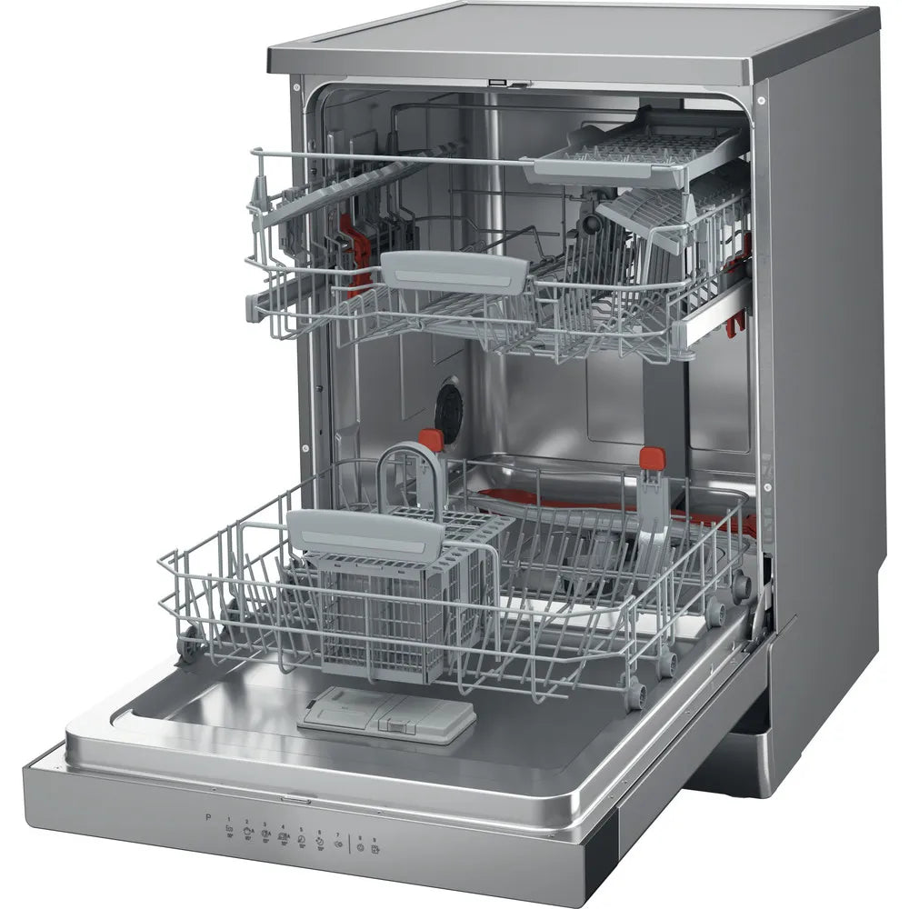 Lavastoviglie Hotpoint Ariston: grande capacità di carico, colore inox, - HFC 3C41 CW X