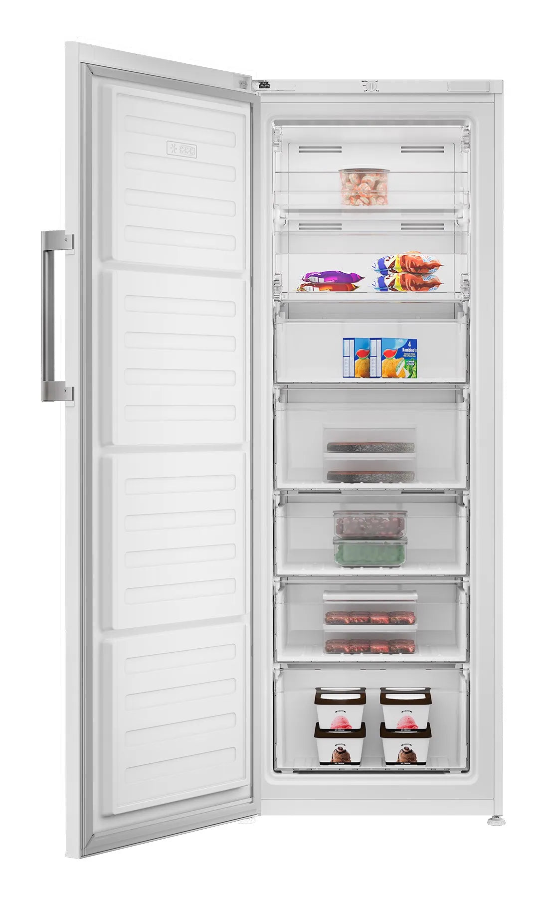 HOTPOINT HPMFF1293W4E Congelatore  7 cassetti - H 171  -  256LT. NO-FROST