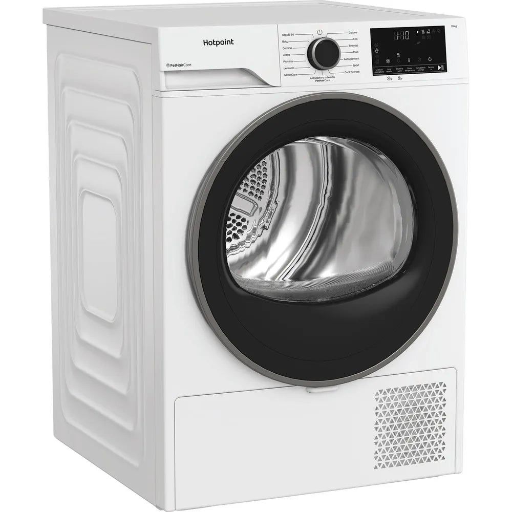 Asciugatrice a pompa di calore Hotpoint Ariston 10 kg - HPT 103D BS IT - Délica