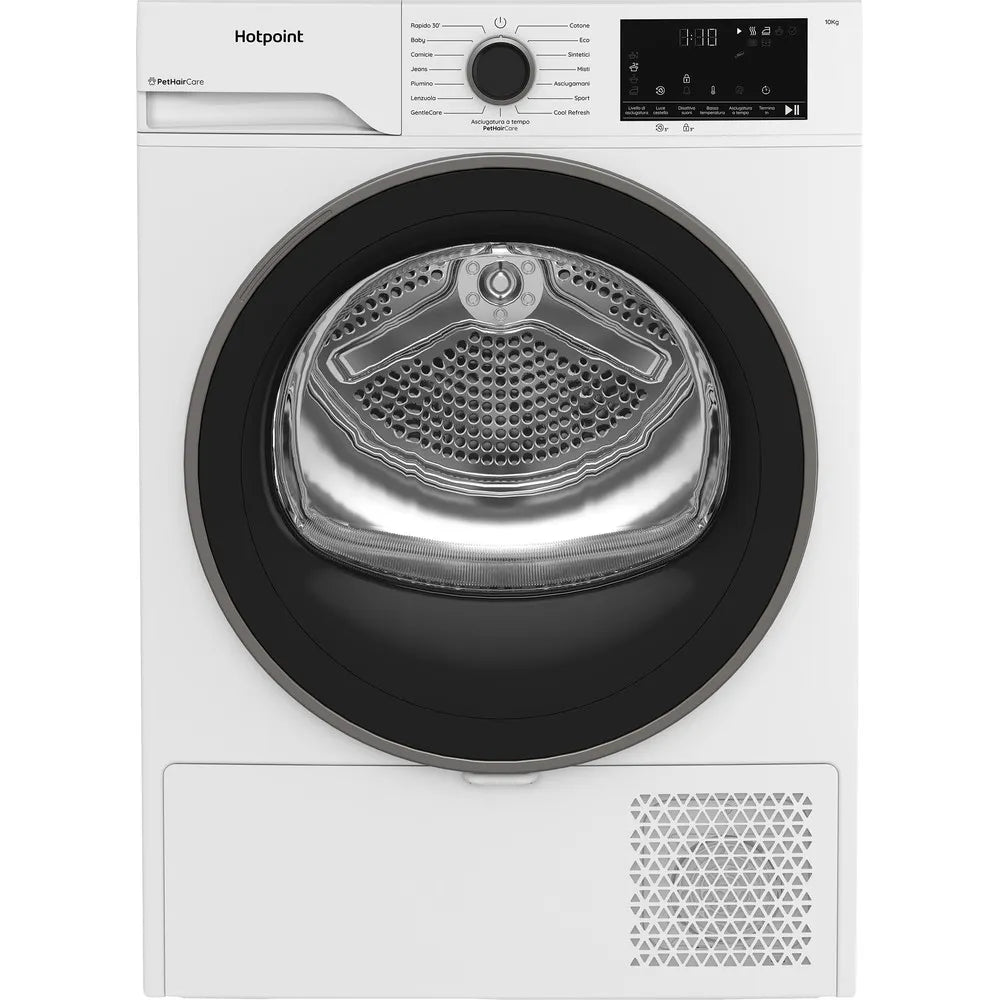Asciugatrice a pompa di calore Hotpoint Ariston 10 kg - HPT 103D BS IT - Délica