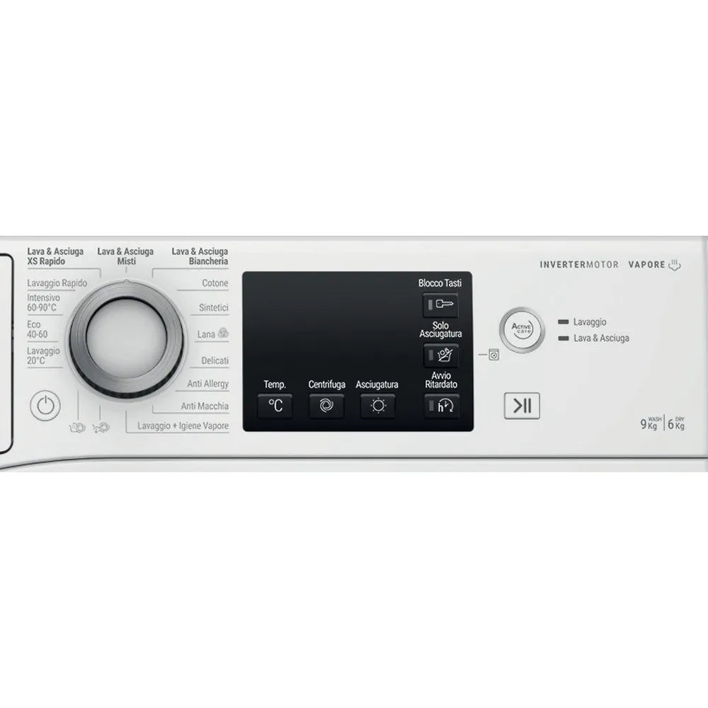 Lavasciuga a libera installazione Hotpoint Ariston: 9,0 kg, - NDB 964489 WDA IT