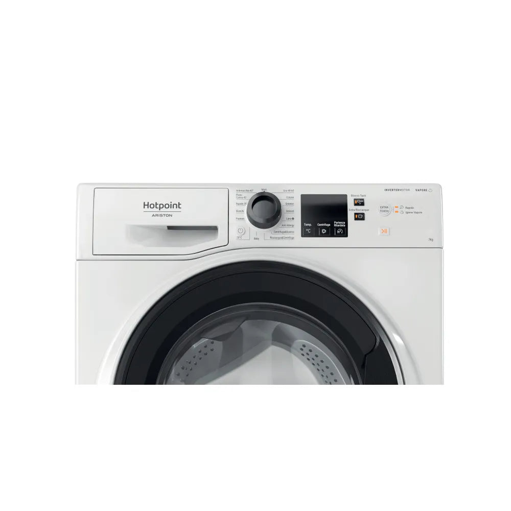 Lavatrice a libera installazione a carica frontale Hotpoint Ariston: 7,0 kg, - NF746WK IT