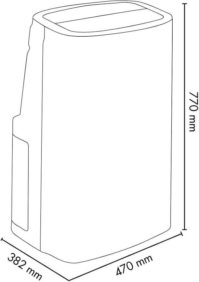 ARGO ODIN PLIS Climatizzatore Portatile 13.000BTU  Caldo / Freddo WI- FI