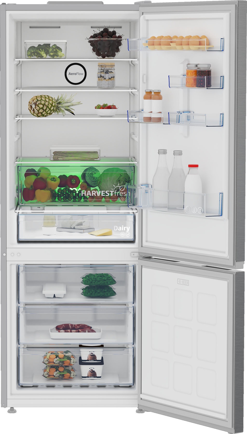 beko Frigorifero Combinato  B5RCNE565HXP TOTAL NO-FROST cm 70
