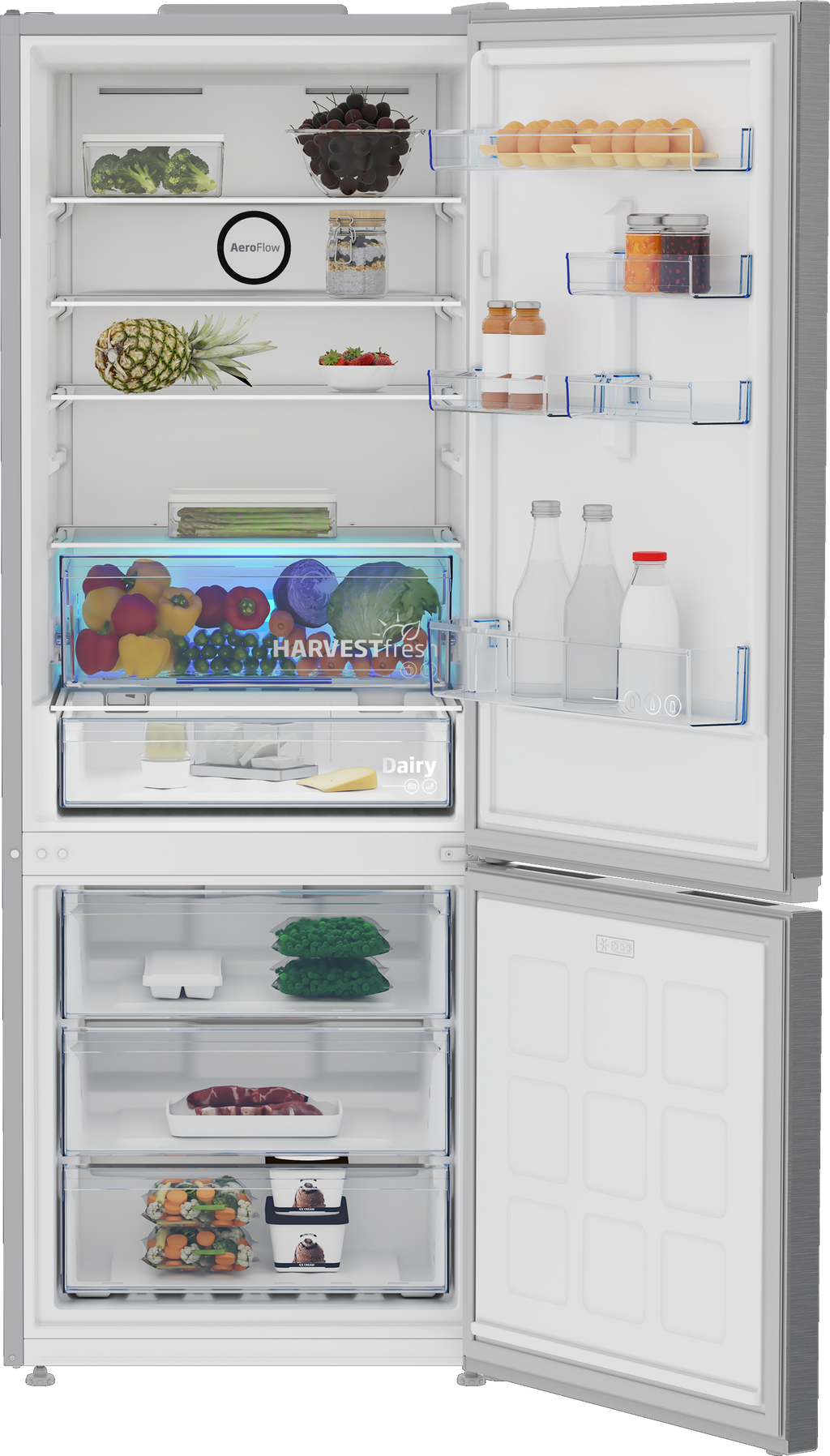 beko Frigorifero Combinato  B5RCNE565HXP TOTAL NO-FROST cm 70